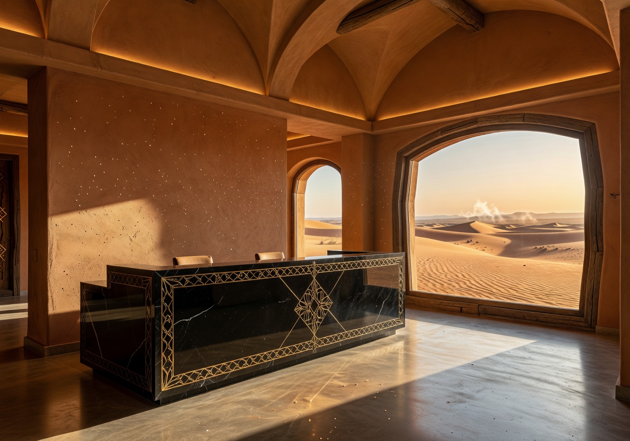 Sahara Mirage Reception Desk Area